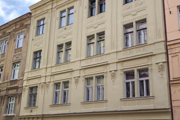 Historická fasáda Praha 7 Heřmanova